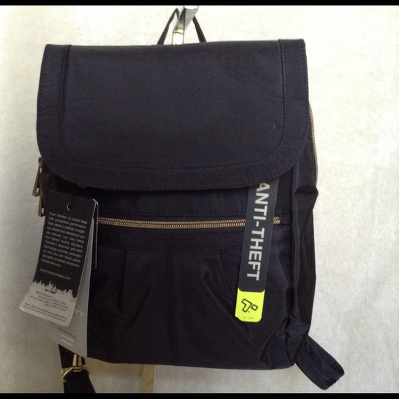 slim anti theft backpack